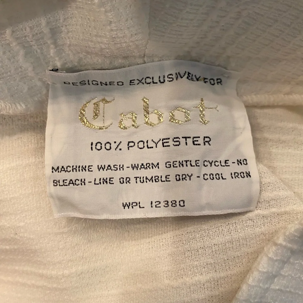 Vintage Designed Exclusively For Cabot White Pantsuit - Picture 5 of 10